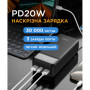 Батарея універсальна Sigma X-power SI30A4QL 30000mAh, PD/20W, QC22.5W, LED, cable 20w, black (4827798787311) Батарея універсальна Sigma X-power SI30A4QL 30000mAh, PD/20W, QC22.5W, LED, cable 20w, black (4827798787311)