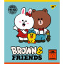 Зошит Yes А5 Line Friends 48 аркушів клітинка (766867) Зошит Yes А5 Line Friends 48 аркушів клітинка (766867)