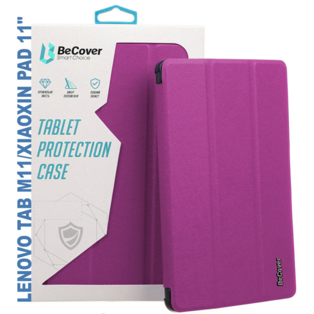 Чохол до планшета BeCover Smart Case Lenovo Tab M11 (2024) TB-TB330FU/Xiaoxin Pad 11 (2024) 11" Purple (710457) Чохол до планшета BeCover Smart Case Lenovo Tab M11 (2024) TB-TB330FU/Xiaoxin Pad 11 (2024) 11" Purple (710457)