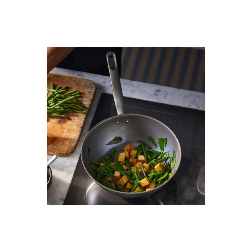 Сковорода Fiskars Вок All Steel 28 см матова (1064747)