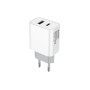 Зарядний пристрій ColorWay Type-C PD + USB QC3.0 (20W) V2 white (CW-CHS025QPD-WT) Зарядний пристрій ColorWay Type-C PD + USB QC3.0 (20W) V2 white (CW-CHS025QPD-WT)