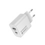 Зарядний пристрій ColorWay Type-C PD + USB QC3.0 (20W) V2 white (CW-CHS025QPD-WT) Зарядний пристрій ColorWay Type-C PD + USB QC3.0 (20W) V2 white (CW-CHS025QPD-WT)
