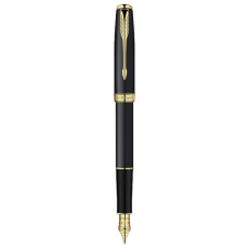 Ручка пір'яна Parker SONNET 08  Matte Black  FP F (84 412)