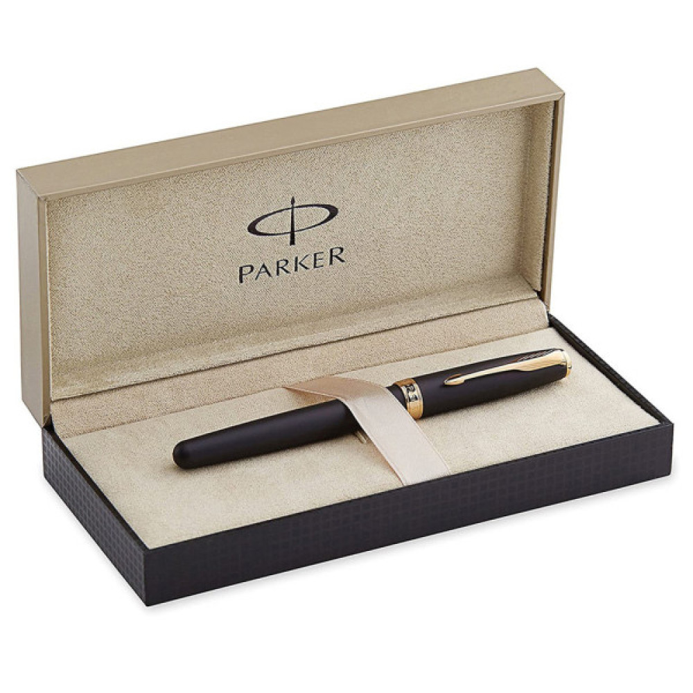 Ручка пір'яна Parker SONNET 08  Matte Black  FP F (84 412)