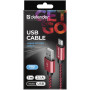 Дата кабель USB 2.0 AM to Micro 5P 1.0m USB08-03T red Defender (87801) Дата кабель USB 2.0 AM to Micro 5P 1.0m USB08-03T red Defender (87801)