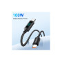Дата кабель USB-C to USB-C 1.0m 100W LED black Essager (EXCTT1-XY01-P) Дата кабель USB-C to USB-C 1.0m 100W LED black Essager (EXCTT1-XY01-P)