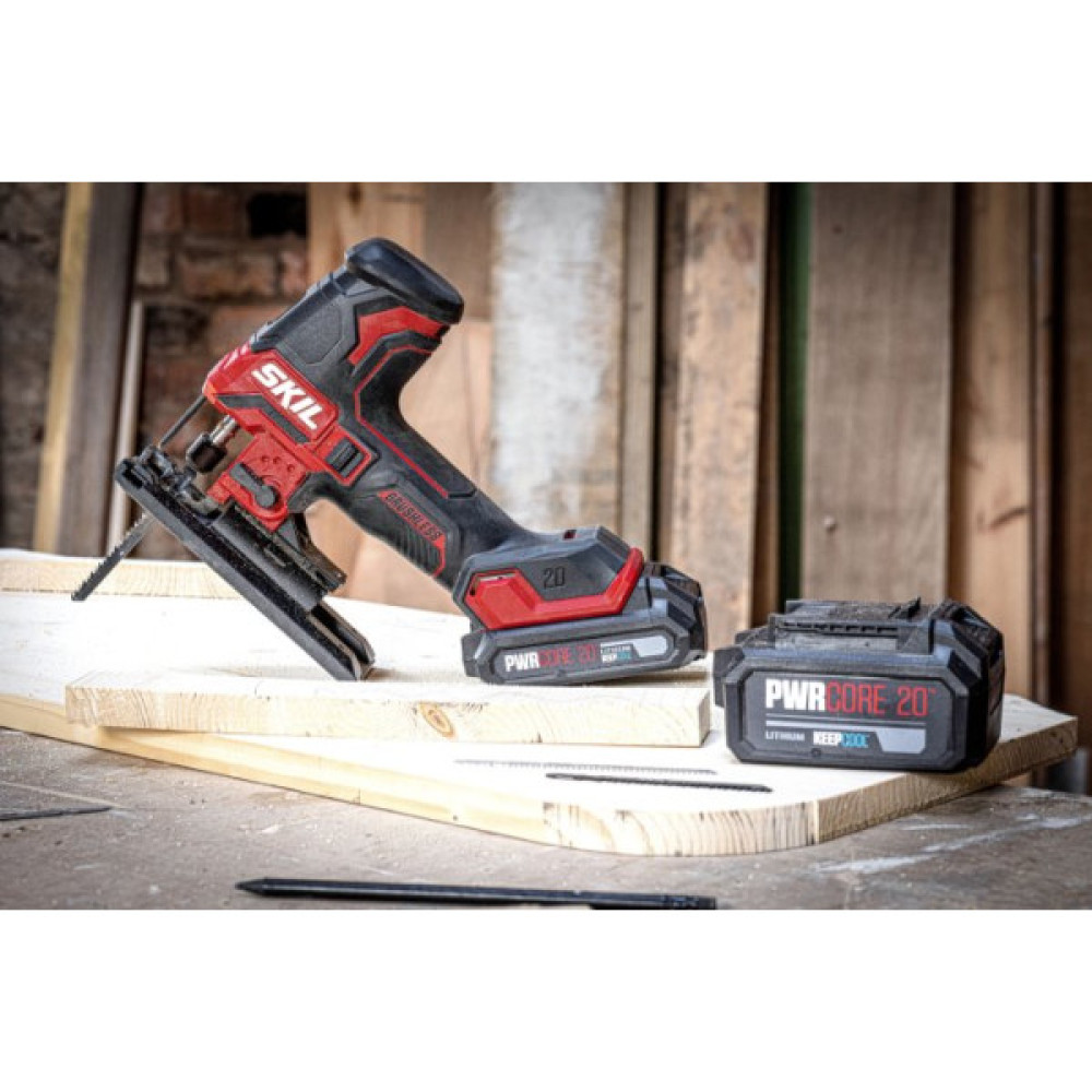 Лобзик акумуляторний SKIL 3440 CA Compact безщітковий 20В 1х2.5А·год 3500об·хв хід 23мм 1.5кг
