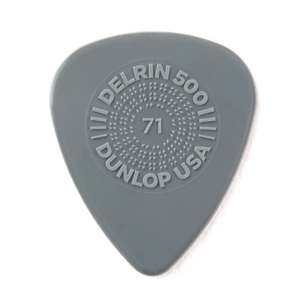 Медіатор Jim Dunlop Prime Grip Delrin 500 Pick .71mm 12 шт. (450P.71)