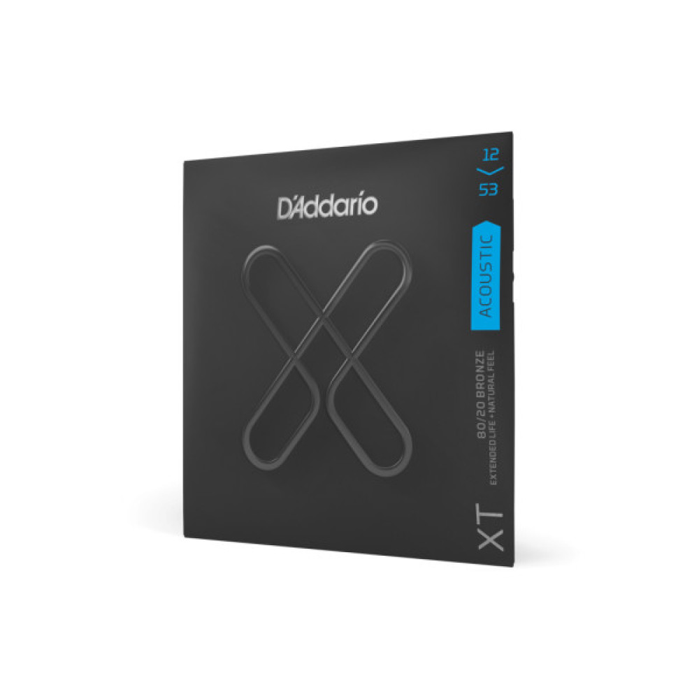 Струни для гітари D'Addario XT 80/20 Bronze Light (12-53) (XTABR1253)