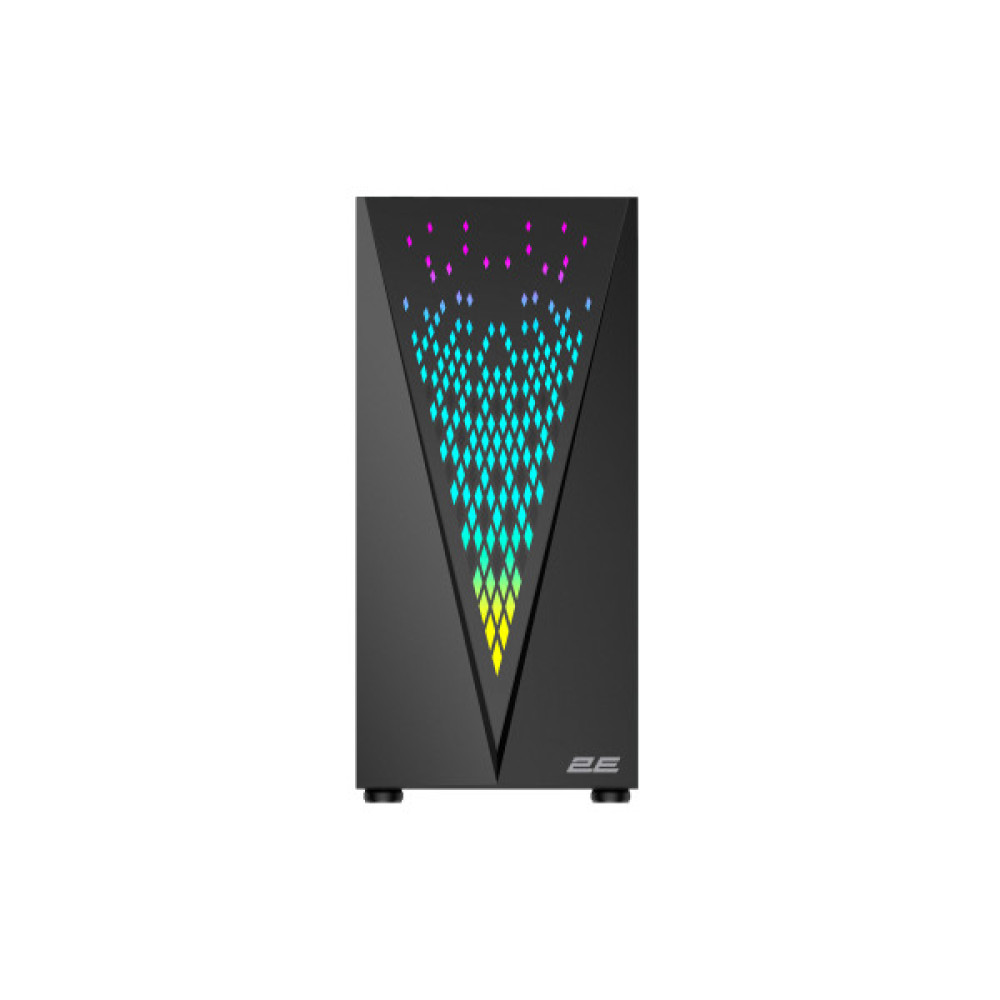 Корпус 2E GAMING Galaxy G2055 без БЖ 2xUSB3.0, 1xUSB2.0, 3x120мм ARGB, VGA 345мм, LCS ready, HUB, TG Side Panel, ATX, чорний