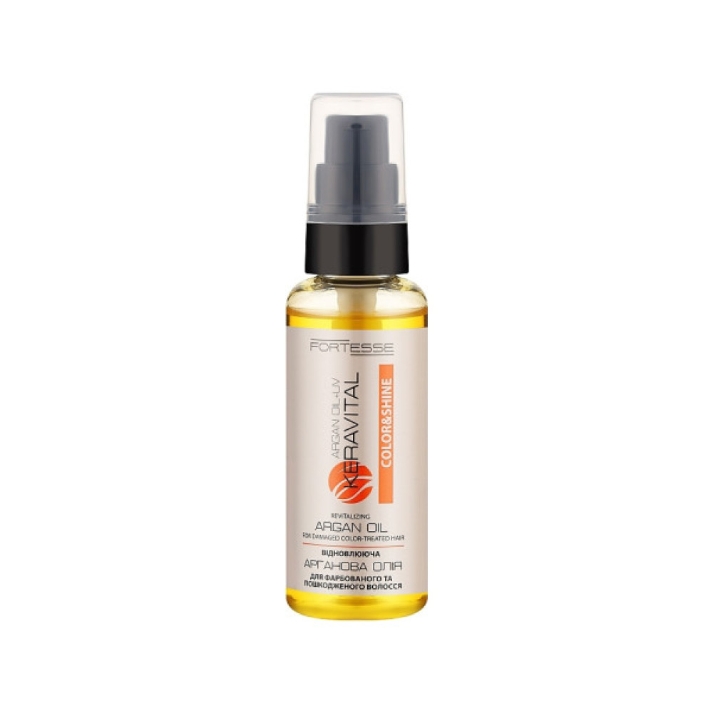 Олія для волосся Fortesse Professional Color & Shine Арганова з UV-фільтром 60 мл (4823115504487)