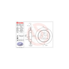 Гальмівний диск Brembo 09.R124.21