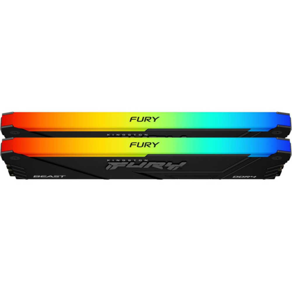 Пам'ять ПК Kingston DDR4 32GB KIT (16GBx2) 3200 FURY Beast RGB