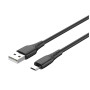 Дата кабель USB 2.0 AM to Micro 5P 1.0m 3A textured PVC black ColorWay (CW-CBUM094-BK)