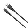 Дата кабель USB 2.0 AM to Micro 5P 1.0m 3A textured PVC black ColorWay (CW-CBUM094-BK)