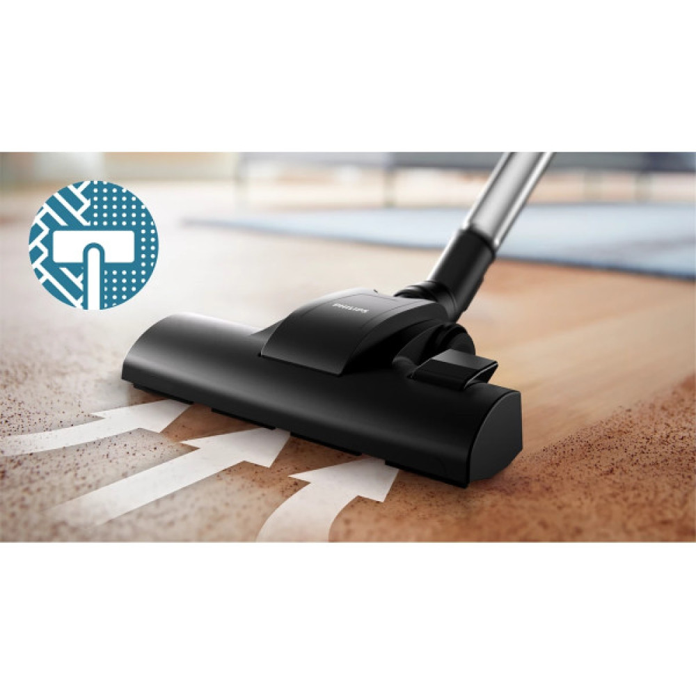 Пилосос Philips безмішковий Series 1000, 750Вт, конт пил -1.3л, вага-3.5кг, Super Clean Air, білий