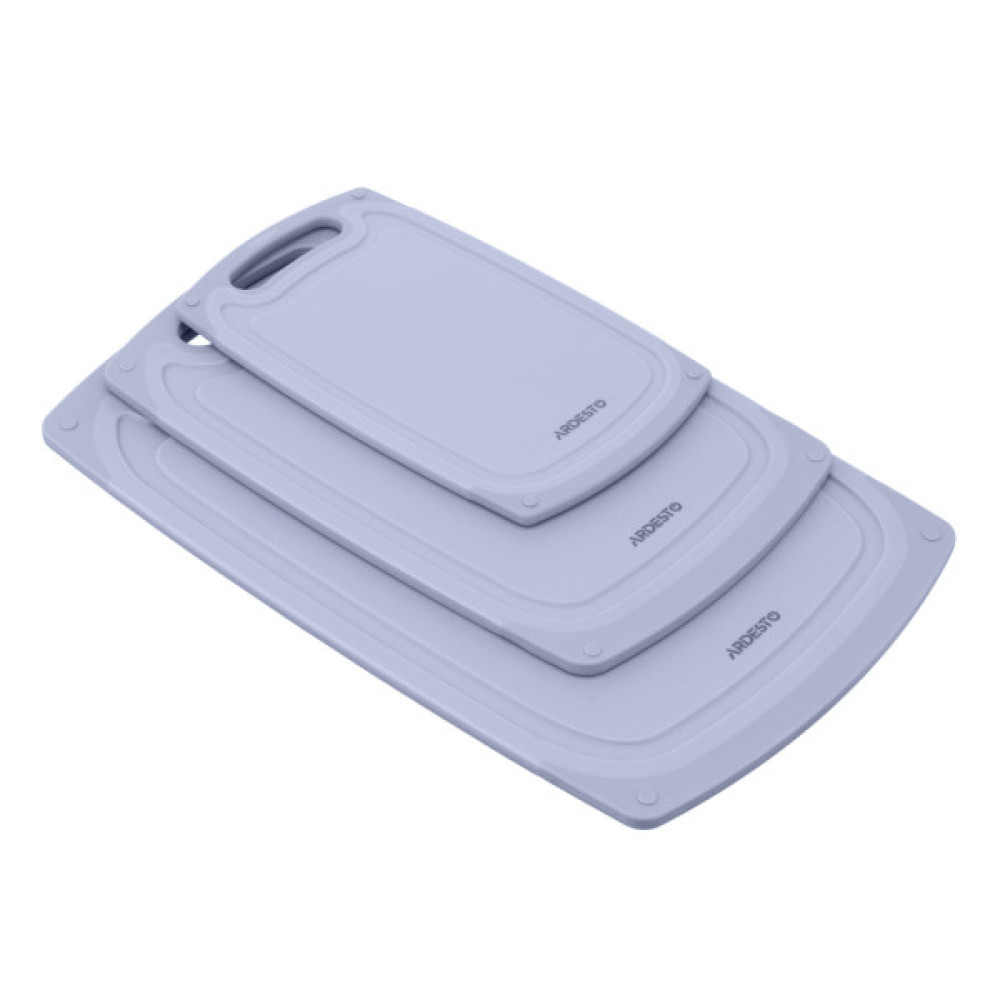 Дошка для нарізання Ardesto Gemini 25 х 15 х 0.8 см пластик, сірий (AR1425GR) Дошка для нарізання Ardesto Gemini 25 х 15 х 0.8 см пластик, сірий (AR1425GR)