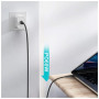 Дата кабель USB-C to USB-C 1.2m USB 2.0 60W Choetech (XCC-1003) Дата кабель USB-C to USB-C 1.2m USB 2.0 60W Choetech (XCC-1003)