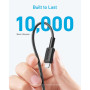 Дата кабель USB-C to Lightning 1.8m nylon 322 black Anker (A81B6G11) Дата кабель USB-C to Lightning 1.8m nylon 322 black Anker (A81B6G11)