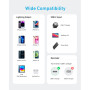 Дата кабель USB-C to Lightning 1.8m nylon 322 black Anker (A81B6G11) Дата кабель USB-C to Lightning 1.8m nylon 322 black Anker (A81B6G11)
