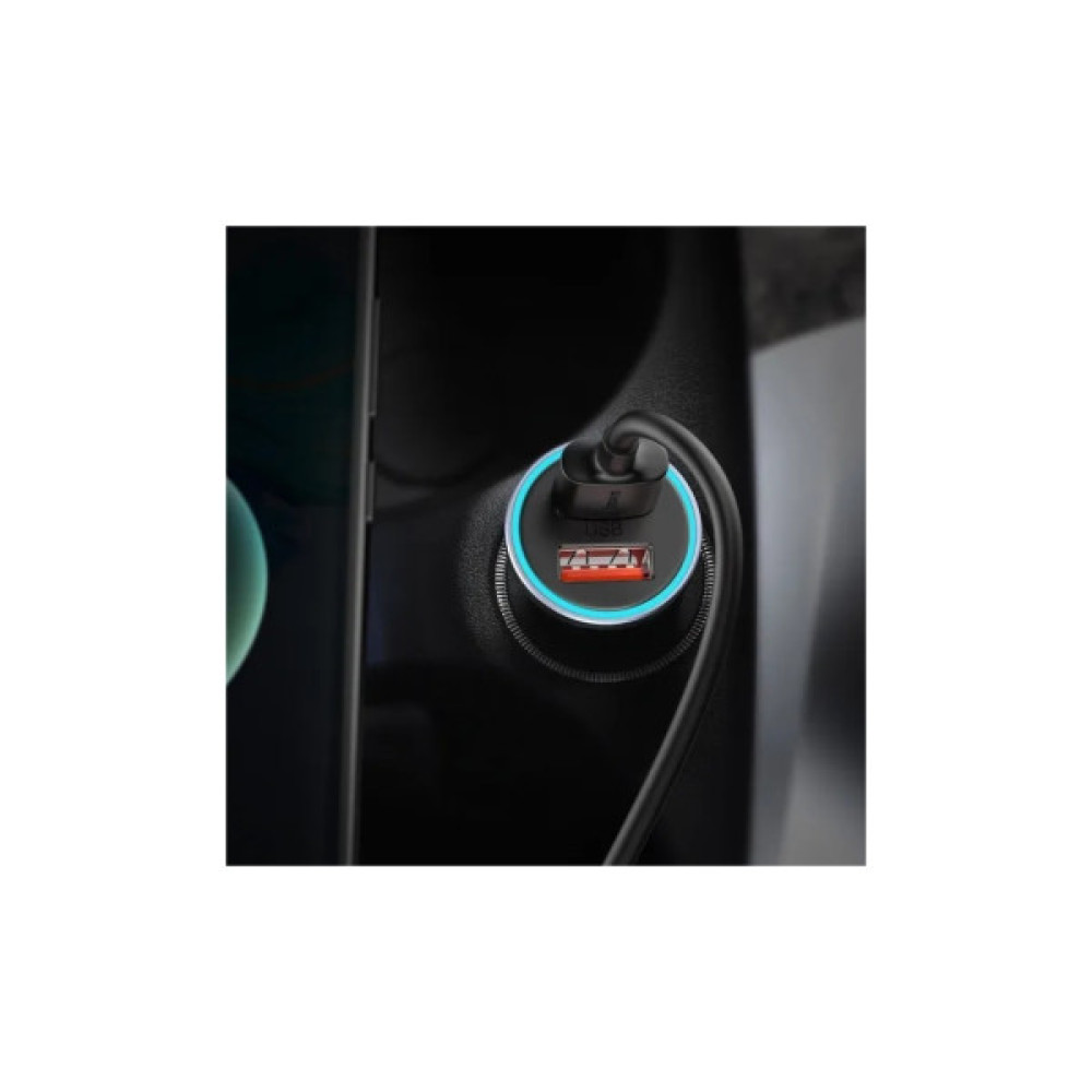 Зарядний пристрій Baseus 2xUSB QC3.0 + cable USB to USB-C 40W Golden Contactor Pro dark gray (TZCCJD-A0G)