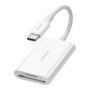 Зчитувач флеш-карт Ugreen USB-C 3.1 to TF/SD CM265 White (35506)