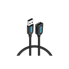 Дата кабель USB 2.0 AM/AF 2.0m black Vention (CBIBH)