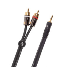 Інсертний кабель D'Addario Custom Series Dual RCA to 3.5 Stereo Mini Jack Cable (1.5m) (PW-MP-05)