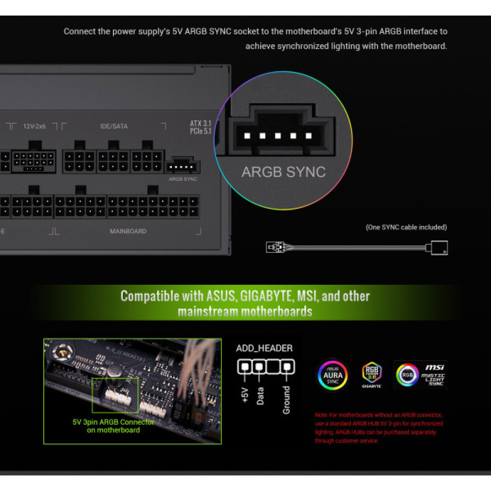 GAMEMAX RGB PRO 1300P