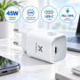 Зарядний пристрій Vinga USB-C PD PPS 45W (VCR45CB)
