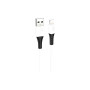 Дата кабель USB 2.0 AM to Lightning 1.0m 2.4A silicone X82 white HOCO (6931474768544)