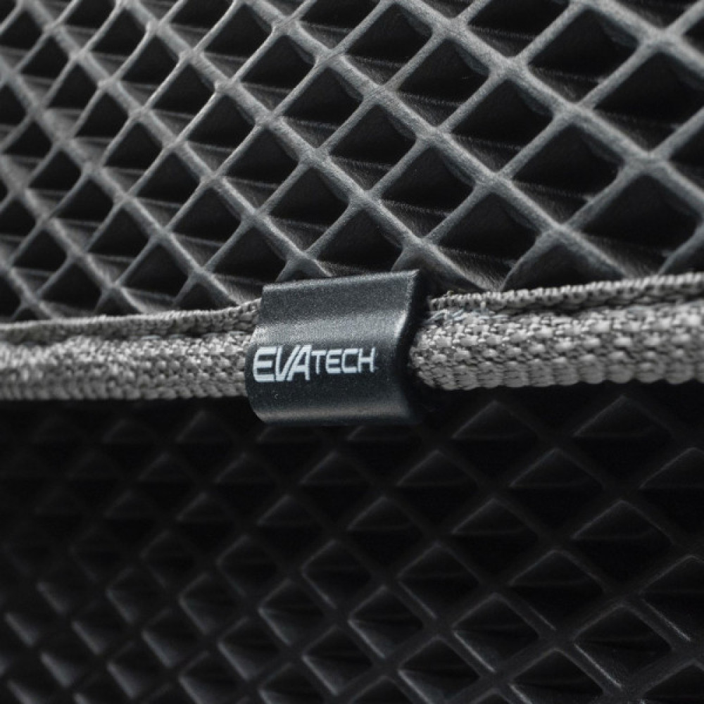 Сумка-органайзер EVAtech XL-PRO 32x100x30 см. Ромб чорний з сірим кантом (BS13643OX3RBG)