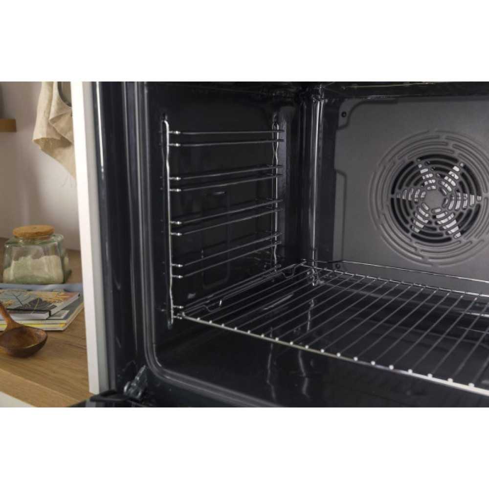 Духова шафа Gorenje електрична, 77л, A+, пара, дисплей, 300 °C, Wi-Fi, чорний