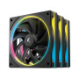 Кулер до корпусу Deepcool Набір вентиляторів Deepcool FL12SE 3IN1 для корпусу 3*120x120x25мм, HB, (FL12 SE 3IN1)