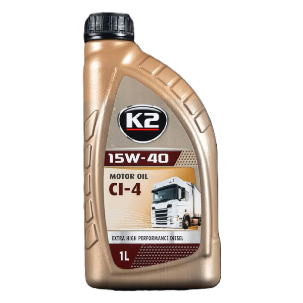 Моторна олива K2 MOTOR OIL 15W-40 CI-4 1 л (O4061E)