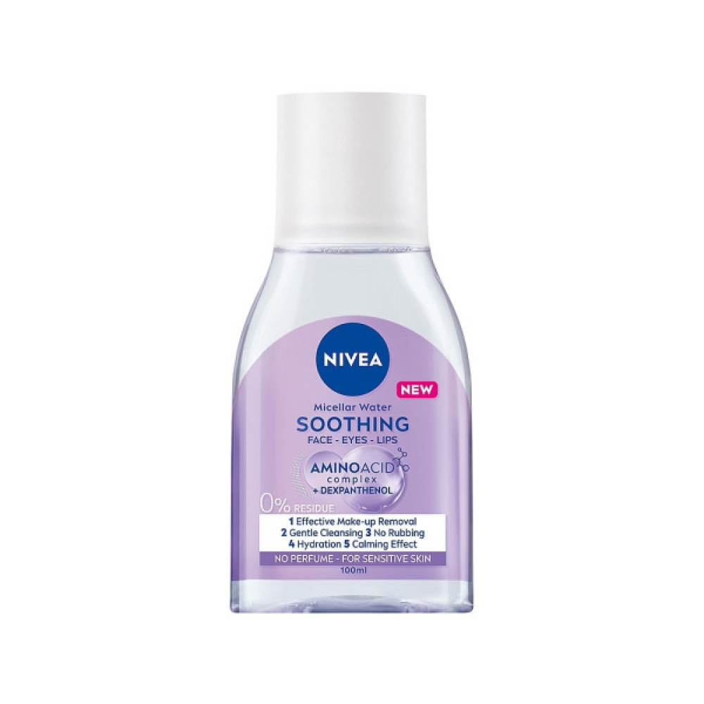 Міцелярна вода Nivea Soothing Заспокійлива для чутливої шкіри 400 мл (5900017053660)