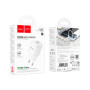 Зарядний пристрій HOCO C149A Charm 1xUSB-C PD30W + 1xUSB QC3.0 White (6942007630337)