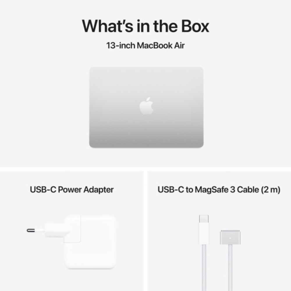 Ноутбук Apple MacBook Air 13 M4 A3240 Silver (MC654UA/A)