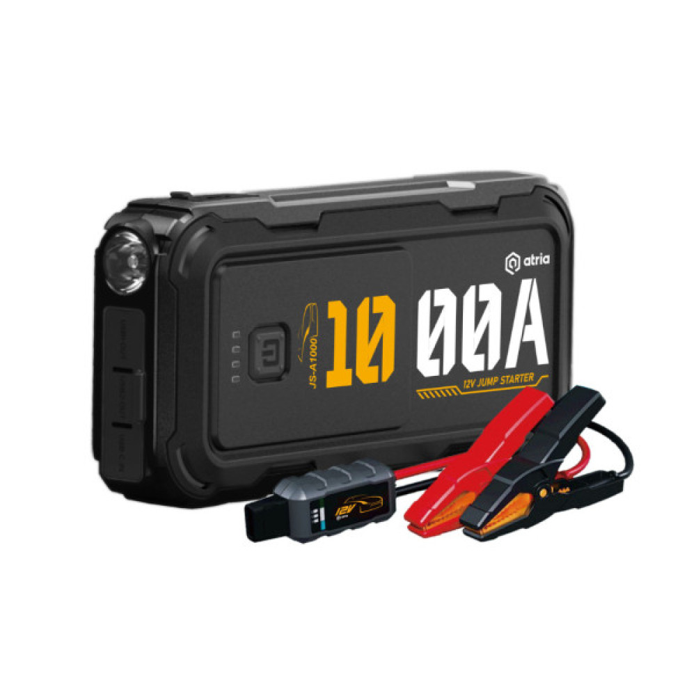 Пуско зарядний пристрій Atria 10000mAh 1000A QC18W LED ліхтар (JS-A1000)