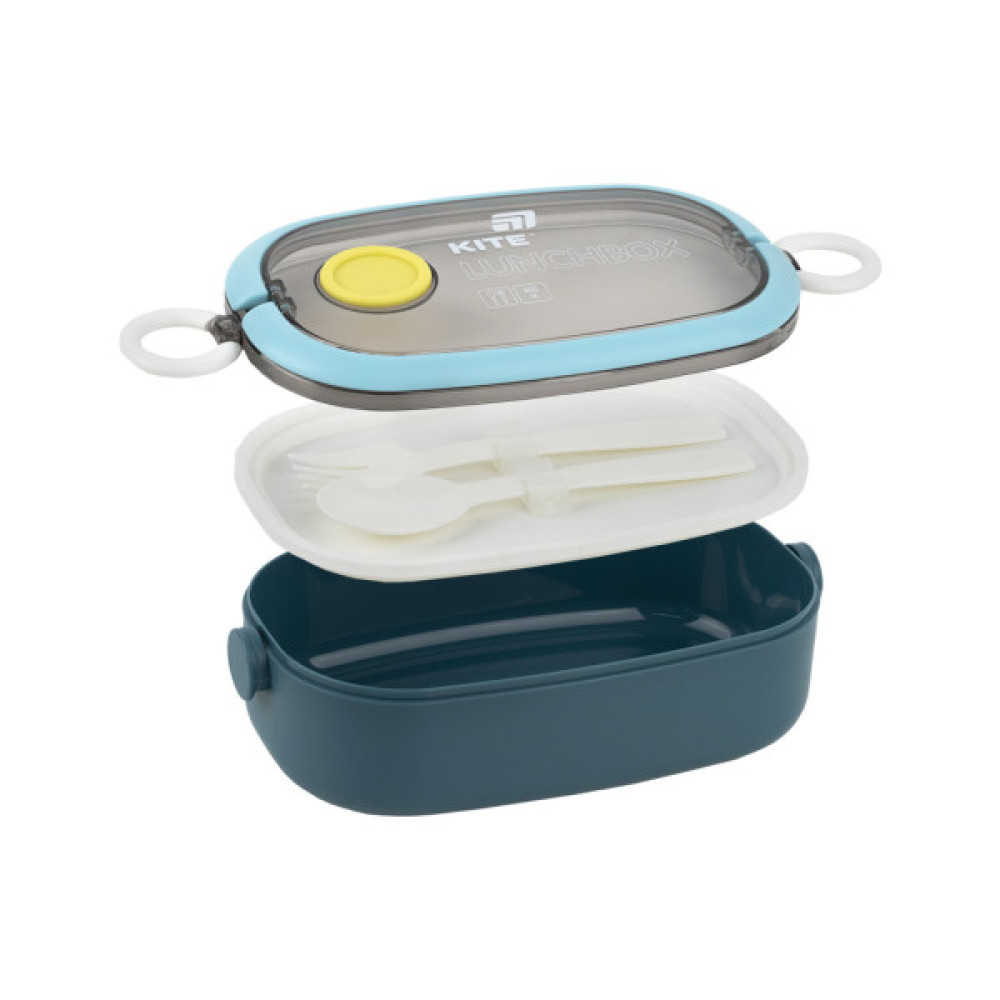 Ланч-бокс Kite 900 мл, синій (K25-1180-2)