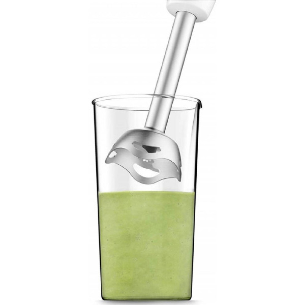 Блендер Tefal заглибний Easychef 450Вт, 3в1, чаша-800мл, чопер-500мл, турборежим, білий