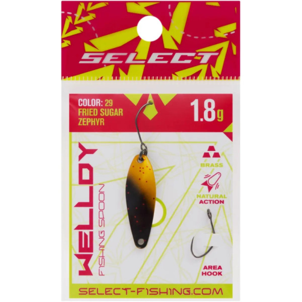 Блешня Select Welldy 1.8g 31mm 29 Fried Sugar Zephyr (1870.80.99)