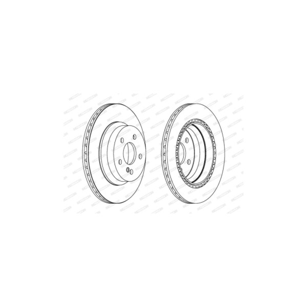 Гальмівний диск FERODO DDF1672C