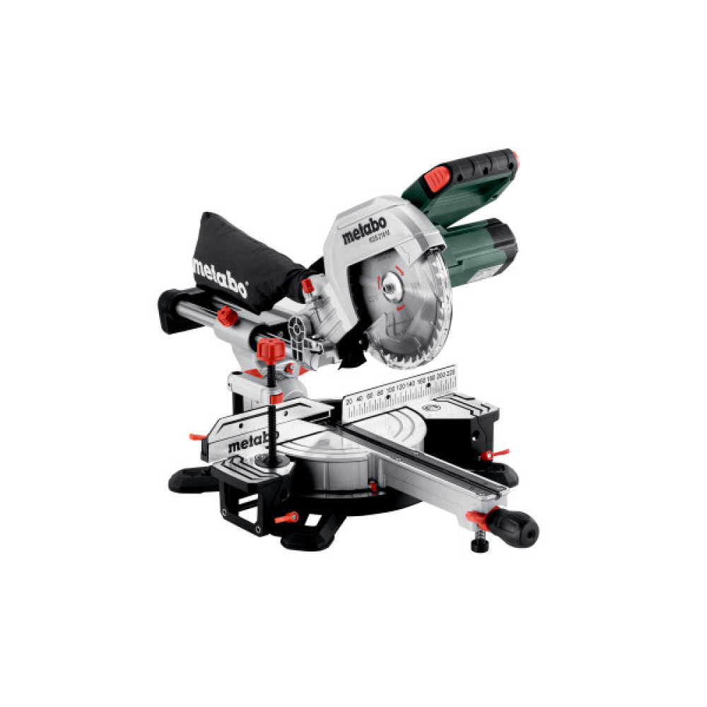 Пила торцювальна Metabo KGS 216M з протяжкою 1200Вт диск 215мм 13.4кг