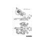 Пила торцювальна Metabo KGS 216M з протяжкою 1200Вт диск 215мм 13.4кг