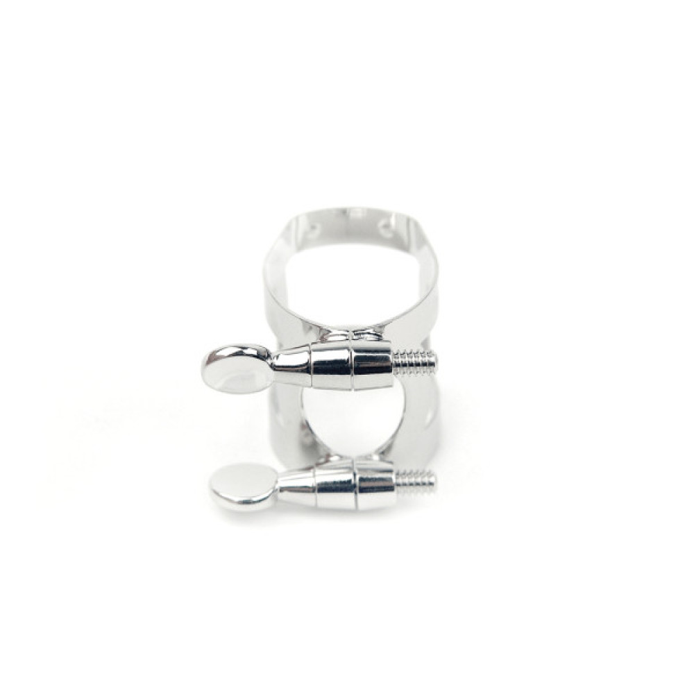 Лігатура для саксофонів D'Addario Rico Ligature & Cap For Soprano Sax Nickel-Plated (RSS1N)