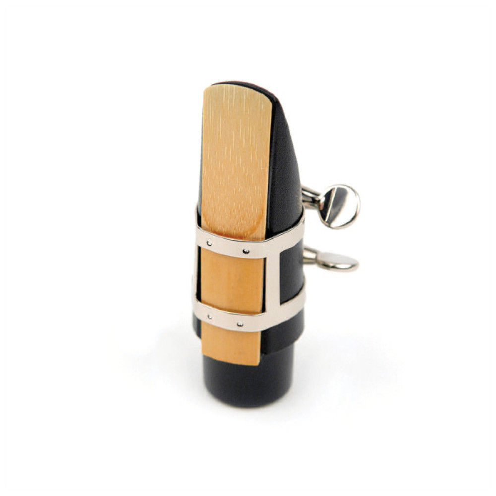 Лігатура для саксофонів D'Addario Rico Ligature & Cap For Soprano Sax Nickel-Plated (RSS1N)