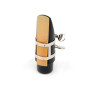 Лігатура для саксофонів D'Addario Rico Ligature & Cap For Soprano Sax Nickel-Plated (RSS1N)