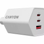 Зарядний пристрій Canyon HEXAGON 65 GaN 65W 2xPD 1xQC EU White (CND-CHAHEX65W) Зарядний пристрій Canyon HEXAGON 65 GaN 65W 2xPD 1xQC EU White (CND-CHAHEX65W)