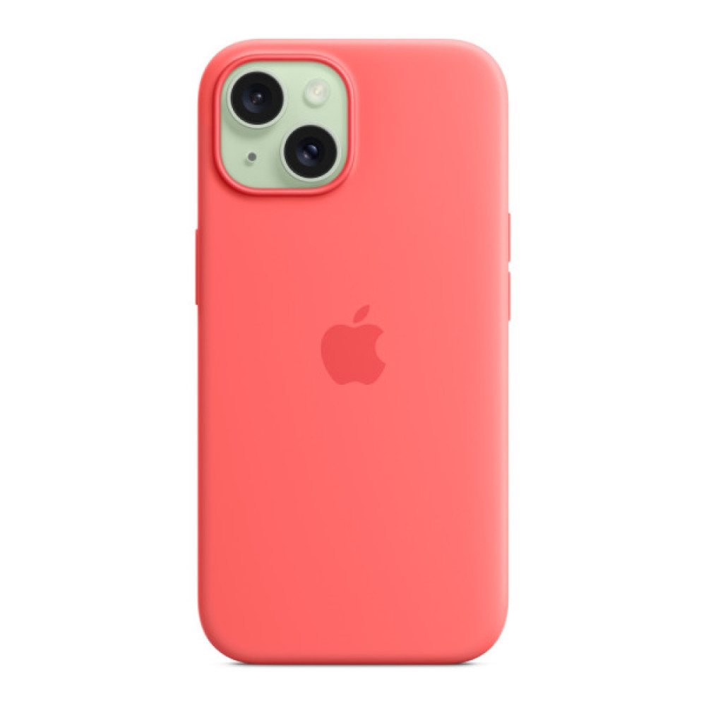 Чохол до мобільного телефона Apple iPhone 15 Silicone Case with MagSafe Guava (MT0V3ZM/A)